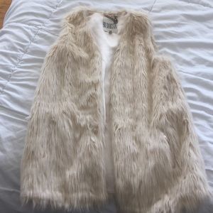 Faux fur vest Faux fur vest