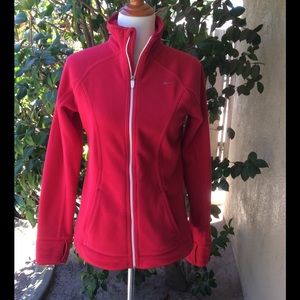 NIKE Red Fleece Jacket