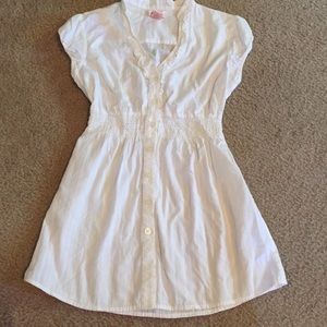 White button up blouse