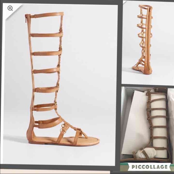 SALE NWT tan gladiator sandals size 8