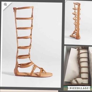SALE NWT tan gladiator sandals size 8