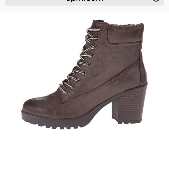 Brown Vegan Ankle Boots - Picture 3 of 7