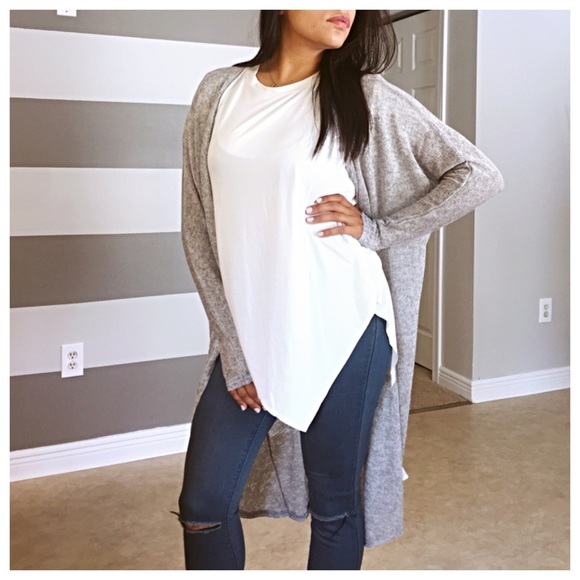 •LAST ONE• Silver marble soft cardigan - Picture 3 of 3