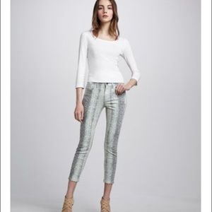 Joe's snake print Jean