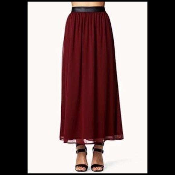Burgundy Maxi Dress