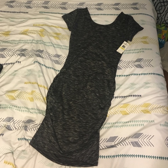 Jessica Simpson Dark grey/Black knee length dress