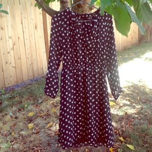 Peasant long sleeve dress from Anne Taylor loft