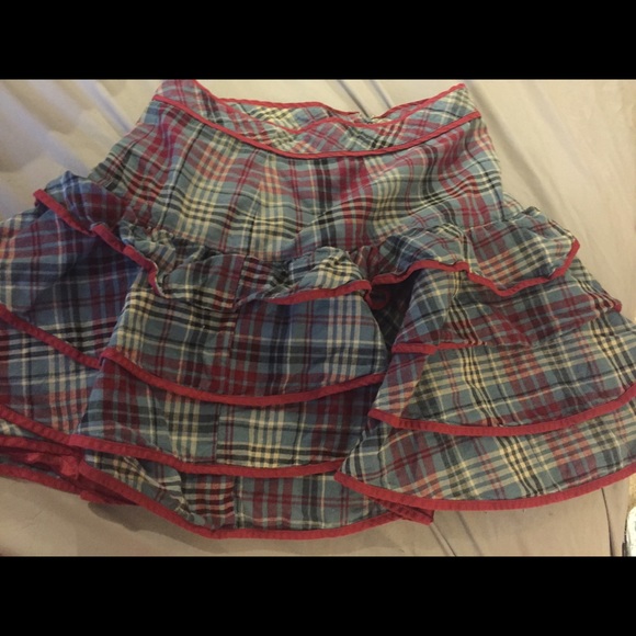 Plaid skirt M