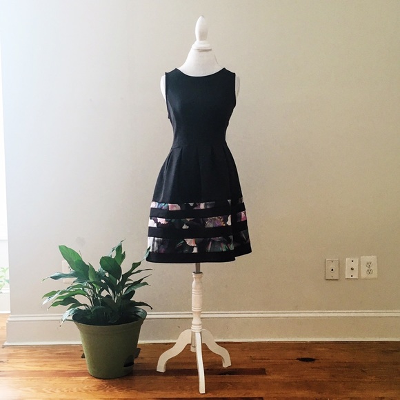 Black a-line dress