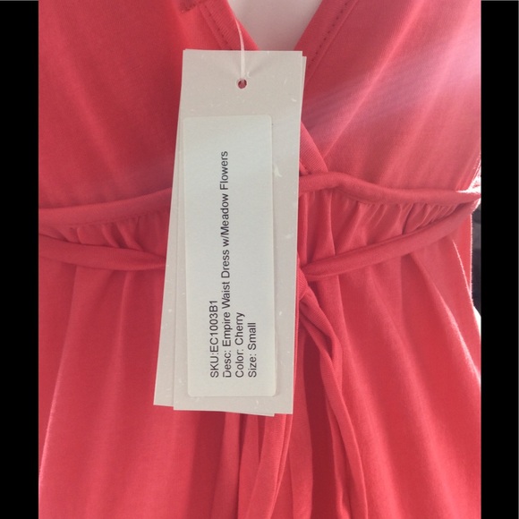 Eco-centric Empire Waist Organic Cotton Dress. - Picture 4 of 4