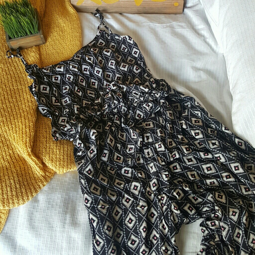 Aztec jumpsuit by Hollister.
