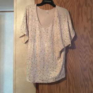 Off-White Sequined Top