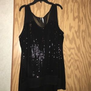 Black Sleeveless Top