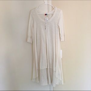 Free People asymmetrical dress, size small