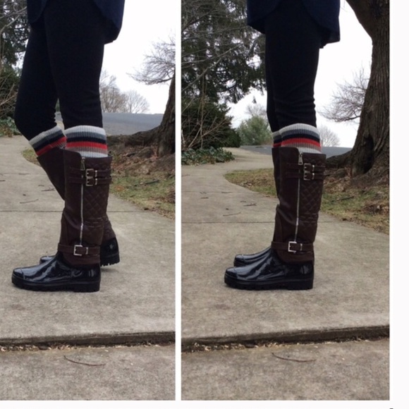 •quilted rain boots• - Picture 2 of 4