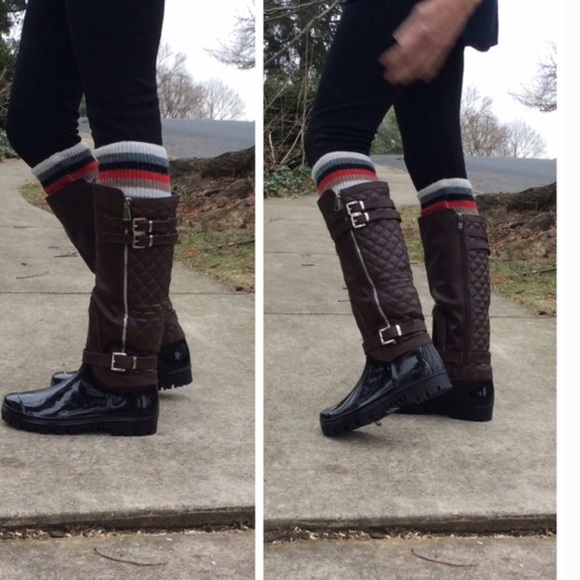 •quilted rain boots• - Picture 4 of 4