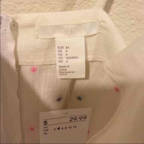 NWT colorful peplum cami top - Picture 2 of 3