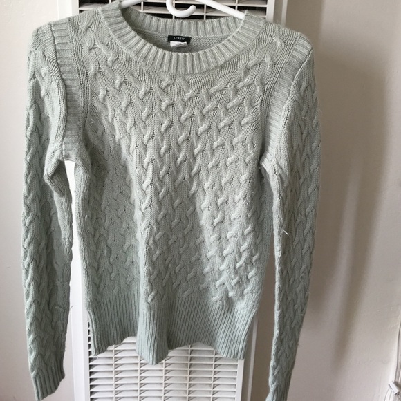 JCrew Mint Green Wool pullover - Picture 1 of 2