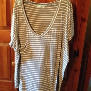 Striped boyfriend tee