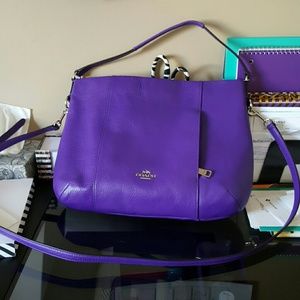 Beautiful Purple Coach Purse