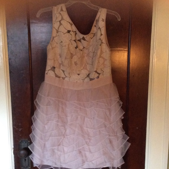 BCBG blush dress