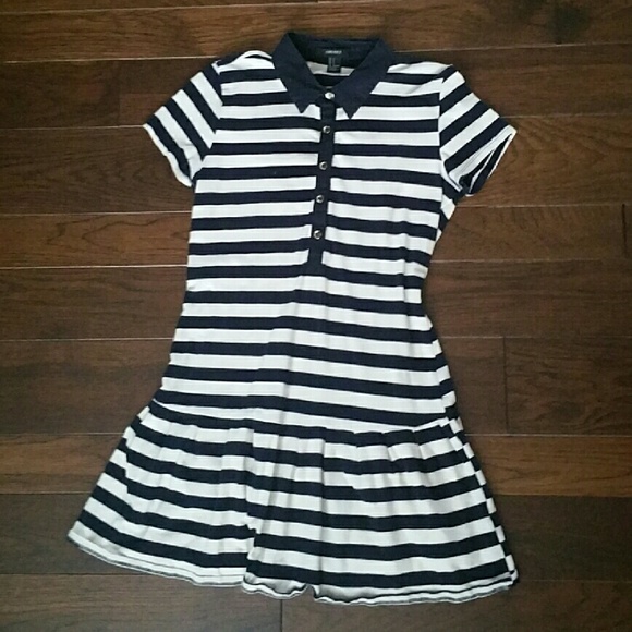 Striped Polo Shirt Dress