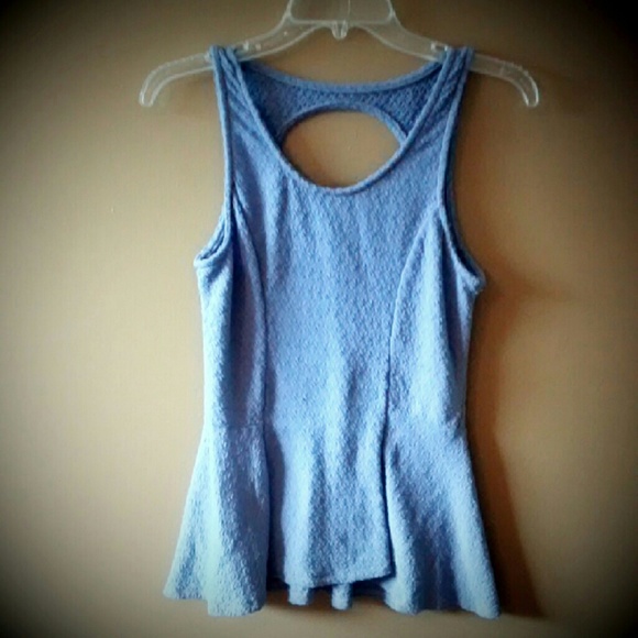 Beautiful Kirra Light Purple Peplum Top Small