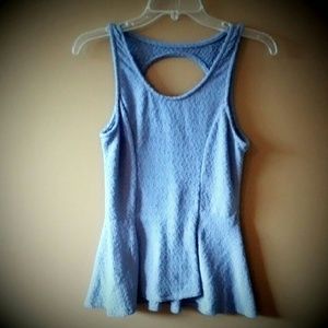 Beautiful Kirra Light Purple Peplum Top Small