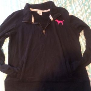VS Pink 1/4 zipper