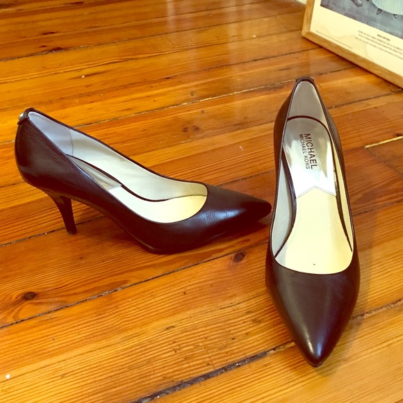 Michael Kors Black Leather Heel