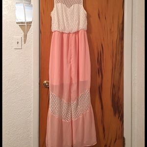 Summer sleeveless maxi dress