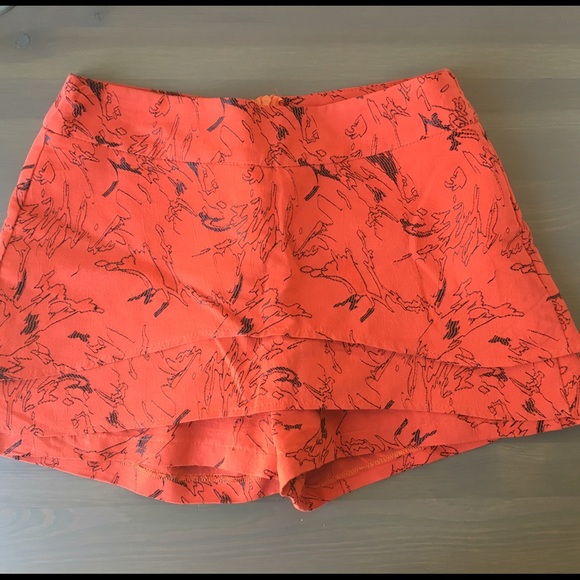 Orange skort