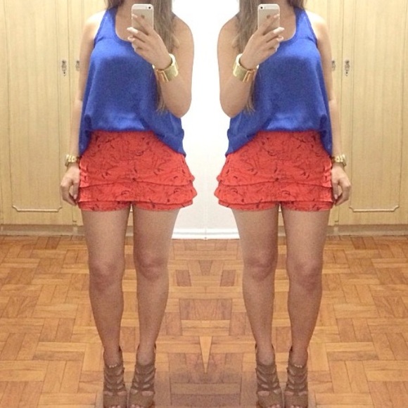 Orange skort - Picture 2 of 4