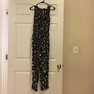 Abstract Print Jumpsuit