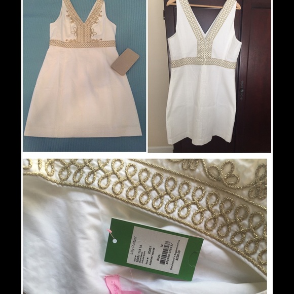 Beautiful Lilly White Aveline dress size 14