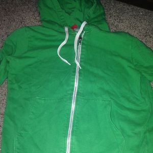 Green H&M Divided hooded sweatshirt