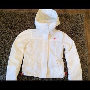 Hollister heavy duty coat white