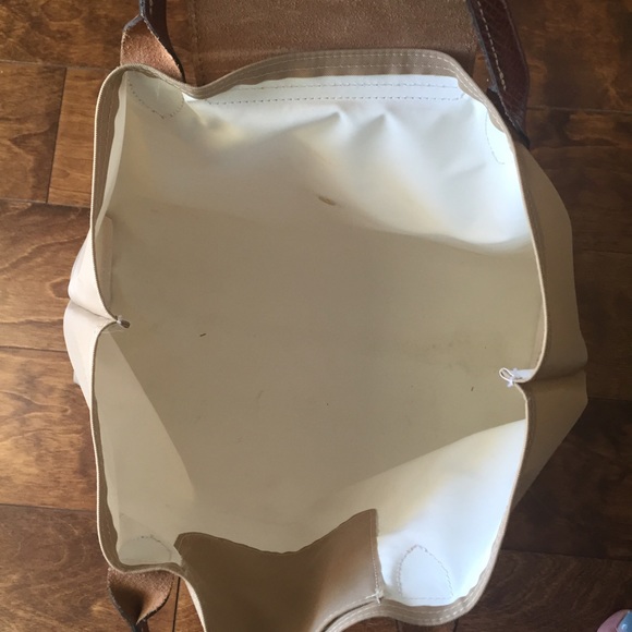Longchamp le pilage tan open tote - Picture 3 of 4