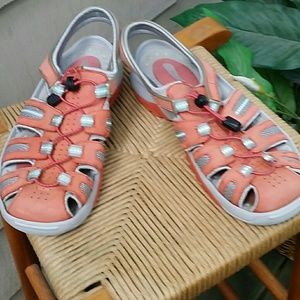 Privo Salmon and Grey Fisherman's Sandal