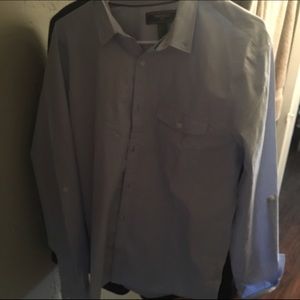 Forever 21 blue dress shirt