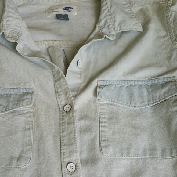 Chambray light wash button down - Picture 3 of 4