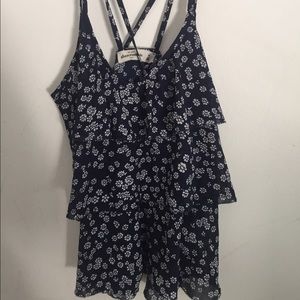 8$ Navy Blue Summer Top