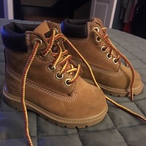 Timberland Premium Toddler Classic Boot Wheat Sz 5