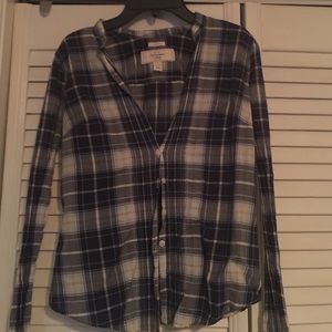 Abercrombie & Fitch sheer Long sleeve shirt