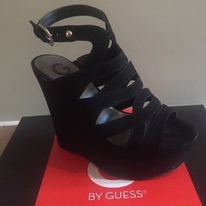 Black Wedges by Guess