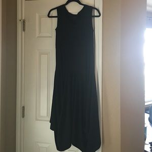 Bali cinched black dress
