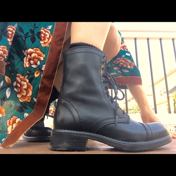 Steve Madden Women's Combat Boot