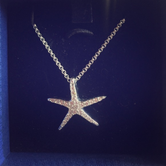 Swarovski starfish necklace