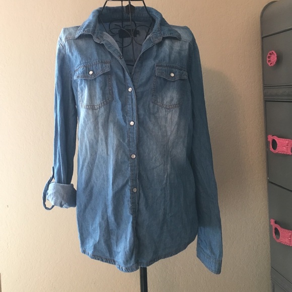 Chambray button down