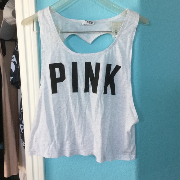 Pink muscle tee